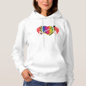 平和の愛と幸福 パーカ (正面)