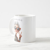 平和の愛と素晴らしい雰囲気のみコーヒーマグ コーヒーマグカップ (正面左)