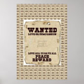 平和の愛と統一 ポスター (正面)