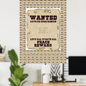 平和の愛と統一 ポスター (ホームオフィス)