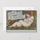 平和の愛と読の ポストカード (正面/裏面)