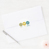 平和の愛の品質保証 ラウンドシール (封筒)