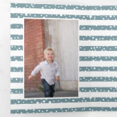 平和の愛の喜びと果実クリスマスの休日の写真 三つ折りクリスマスカード (内部最初)