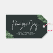 「平和の愛の喜び」クリスマス ギフトタグ (正面(横))