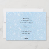 平和の愛の喜び |新年のモダンスクリプト写真 シーズンカード (裏面)