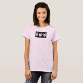 平和の愛の岩 Tシャツ (正面フル)