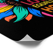 平和の愛の平等の希望の多様性 ポスター (角)