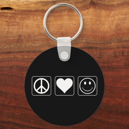 平和の愛の幸福 キーホルダー (正面)