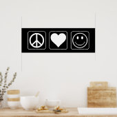 平和の愛の幸福 ポスター (キッチン)