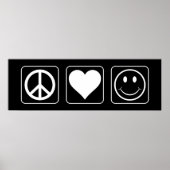 平和の愛の幸福 ポスター (正面)