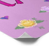 平和の愛の幸福 ポスター (角)