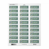 平和の愛の幸福 ラベル (フルシート)