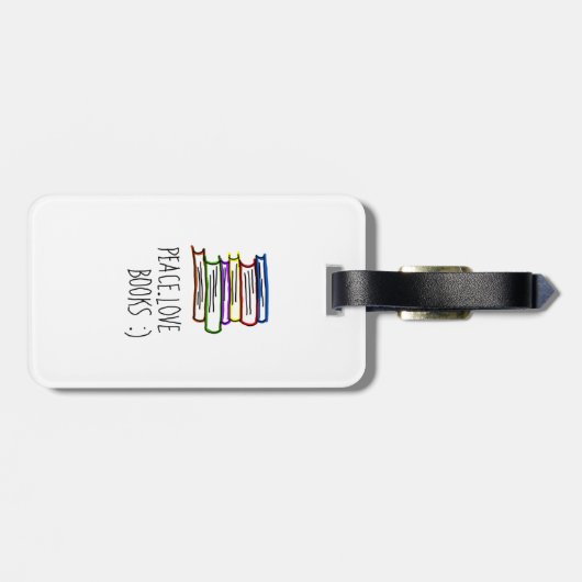 平和の愛の本 ラゲッジタグ (裏面横)