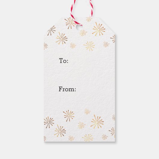 平和の愛の水の色クリスマスギフトタグ ギフトタグ (裏面)