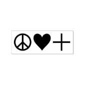 平和の愛の肯定的 ラバースタンプ (インプリント)