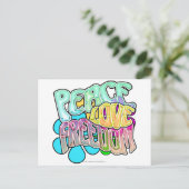 平和の愛の自由 ポストカード (スタンド正面)