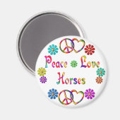 平和の愛の馬 マグネット (正面/裏面)