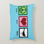 平和の愛の鳥 アクセントクッション (正面(垂直))