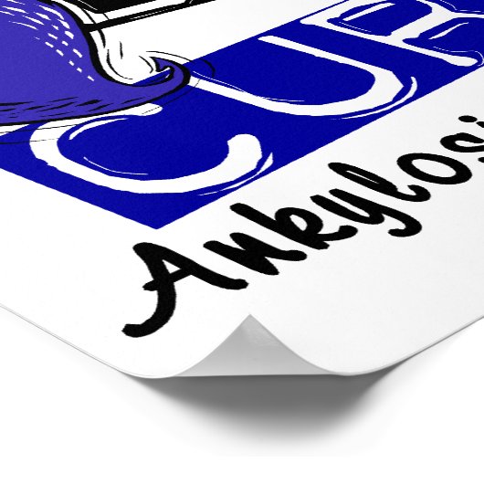 平和の愛は強直性脊椎炎として治療 ポスター (角)