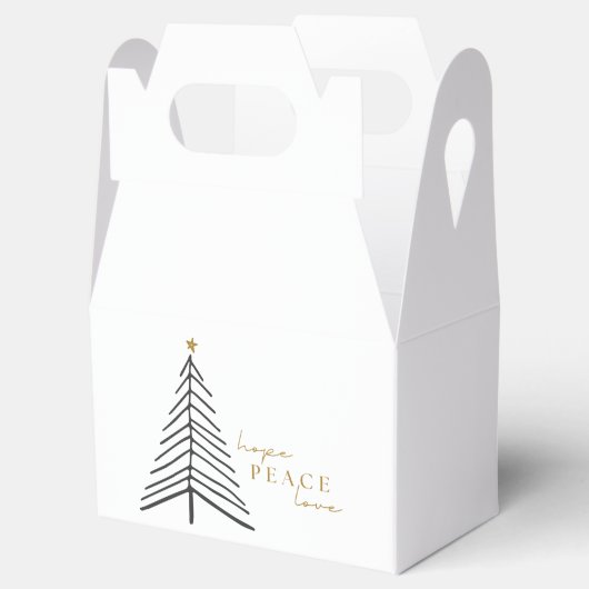 平和の愛を願う。クリスマスホリデーのお気に入り フェイバーボックス (オープン)