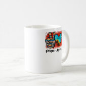 平和の愛イエスおもしろいクリスチャン、イエスのような愛 コーヒーマグカップ (正面右)