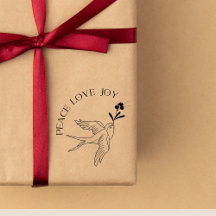 平和の愛クリスマス雪タトゥーバードベリー