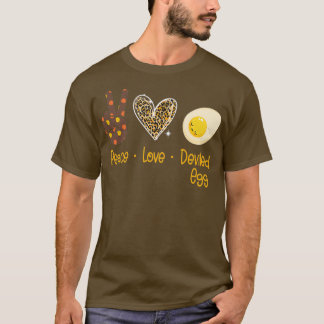 平和の愛デビルドエッグ Tシャツ