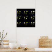 平和の手を合わせて平和の幸せを愛する ポスター (キッチン)