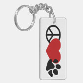 平和の手 キーホルダー (正面左)