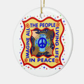 平和の手 セラミックオーナメント (左)