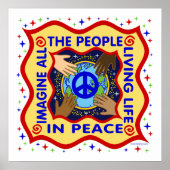 ..平和の手 ポスター (正面)