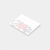 平和の手 ポストイット (アングル)