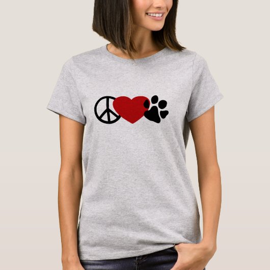 平和の手 Tシャツ (正面)
