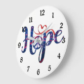 平和の時計を望む ラージ壁時計 (傾斜)