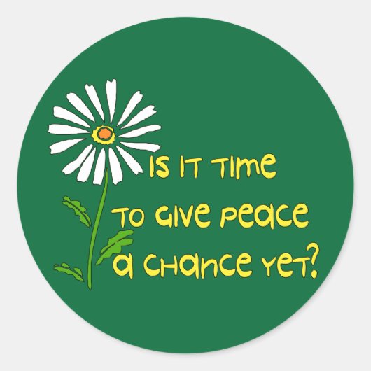 平和の時 ラウンドシール (正面)