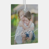 平和の書カスタムオーナメント ガラスオーナメント (正面右)