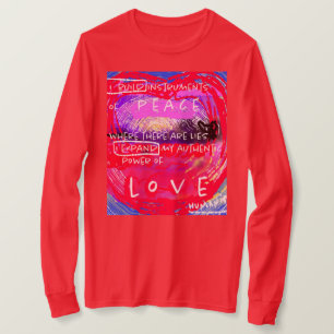 平和の楽器-抽象芸術デジタルアート。 Tシャツ