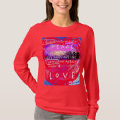 平和の楽器-抽象芸術デジタルアート。 Tシャツ (正面)