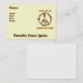 平和の犬 名刺 (正面/裏面)