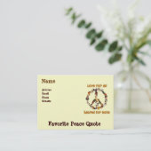 平和の犬 名刺 (スタンド正面)