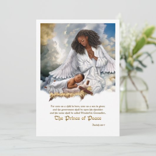 平和の王子。天使とベビーイエス シーズンカード (スタンド正面)