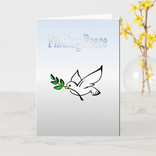 平和の発見 カード (黄色い花)