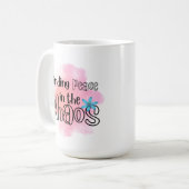 平和の発見 コーヒーマグカップ (正面左)