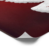 平和の白い鳩 ポスター (角)