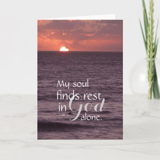 『平和の神のみグリーティングカード』 カード (正面)