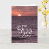 『平和の神のみグリーティングカード』 カード (黄色い花)