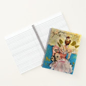 『平和の約束』ミックスメディアアート祈りの言葉誌 ノートブック (内部)