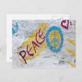 平和の絵を描壁 ポストカード (正面/裏面)