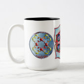 平和の至福の象徴を忠実に描く ツートーンマグカップ (左)