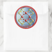 平和の至福の象徴を忠実に描く ラウンドシール (バッグ)